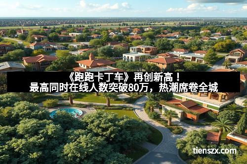 《跑跑卡丁车》再创新高！最高同时在线人数突破80万，热潮席卷全城